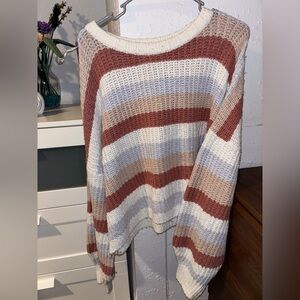 Holster striped sweater large